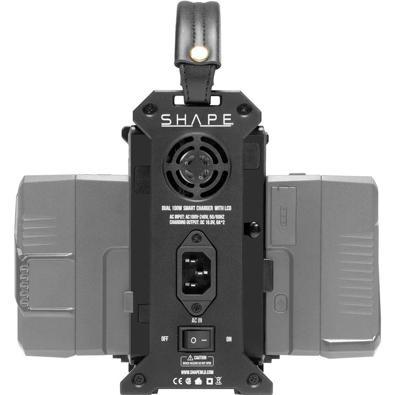 SHAPE FULL PLAY Dual V-Mount 100W Fast Charger with LCD