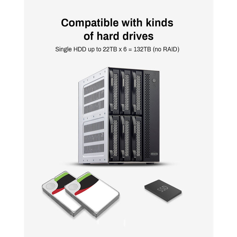TerraMaster D6-320 6-Bay USB 3.2 Gen 2 Enclosure