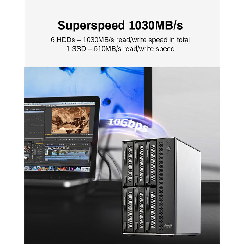 TerraMaster D6-320 6-Bay USB 3.2 Gen 2 Enclosure