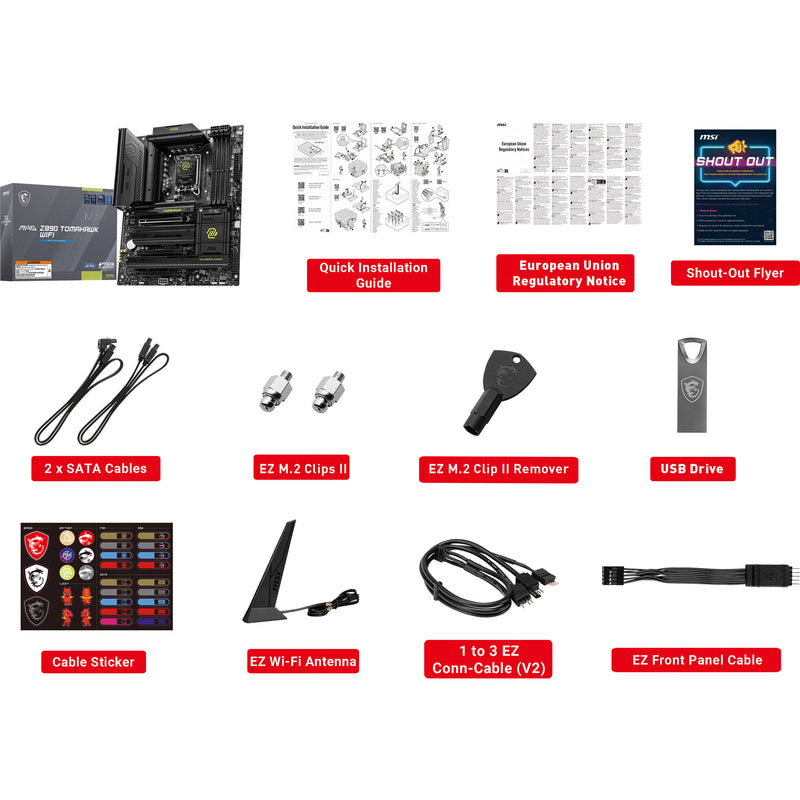 MSI MAG Z890 TOMAHAWK WIFI LGA 1851 ATX Motherboard