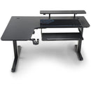 Eureka L-Shaped Standing Desk (Left, Black)