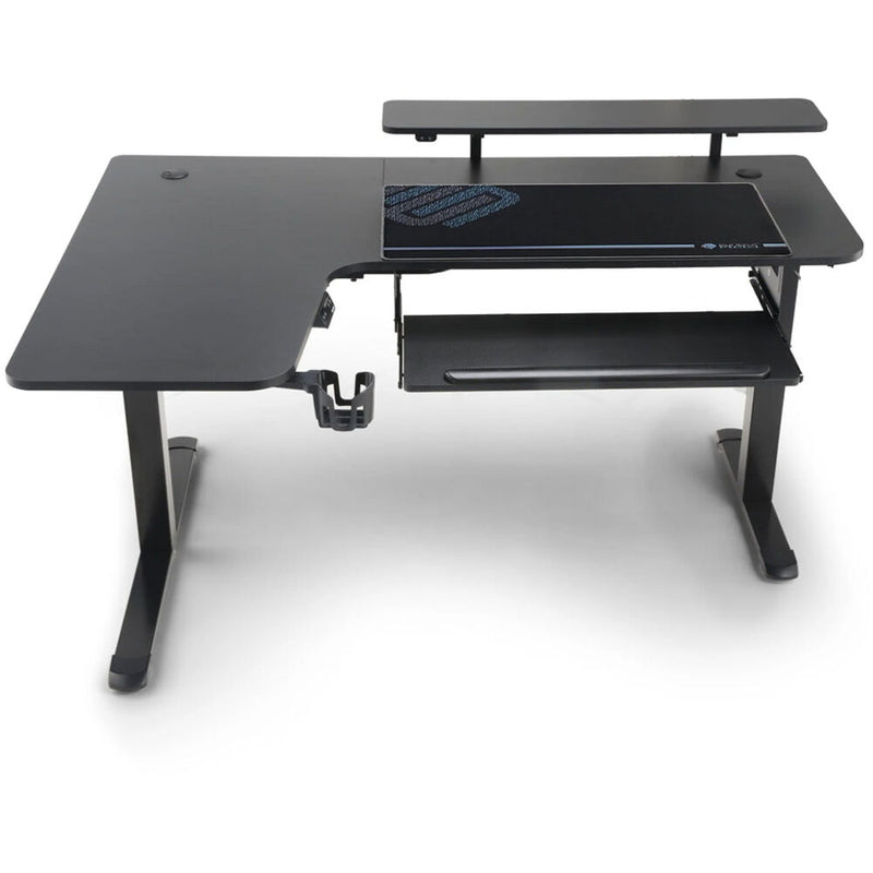 Eureka L-Shaped Standing Desk (Left, Black)