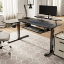 Eureka L-Shaped Standing Desk (Left, Black)