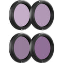Freewell Standard Day ND Filter Bundle for Select DJI Osmo Action Cameras (4-Pack)