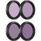 Freewell Standard Day ND Filter Bundle for Select DJI Osmo Action Cameras (4-Pack)