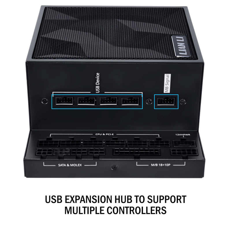 Lian Li Edge Series 850W 80 Plus Platinum Modular ATX Power Supply (Black)