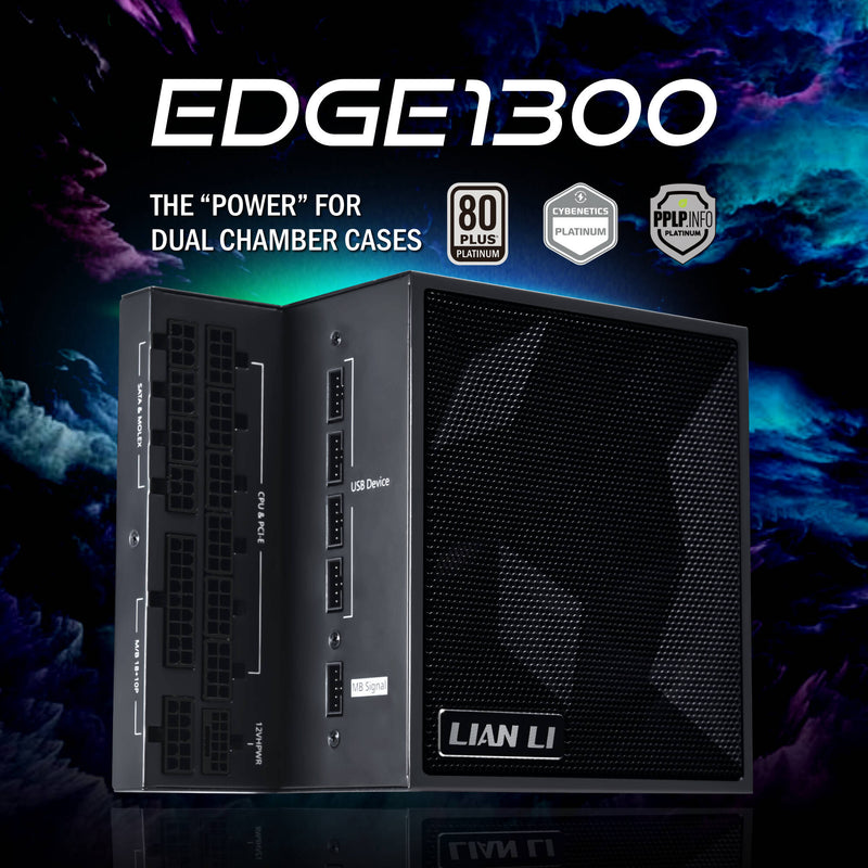 Lian Li Edge Series 1300W 80 Plus Platinum Modular ATX Power Supply (Black)
