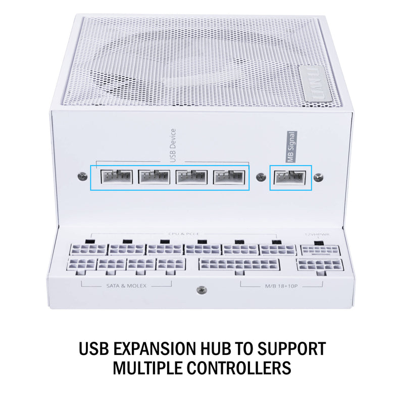 Lian Li Edge Series 1300W 80 Plus Platinum Modular ATX Power Supply (White)