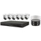 Hikvision 8-Channel 8MP NVR with 2TB HDD, 6 4MP Turret Cameras & 1 AcuSense 4MP Panoramic Turret Cameras Kit