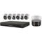 Hikvision 8-Channel 8MP NVR with 2TB HDD, 6 ColorVu 4MP Turret Cameras & 1 4MP Panoramic Turret Cameras Kit