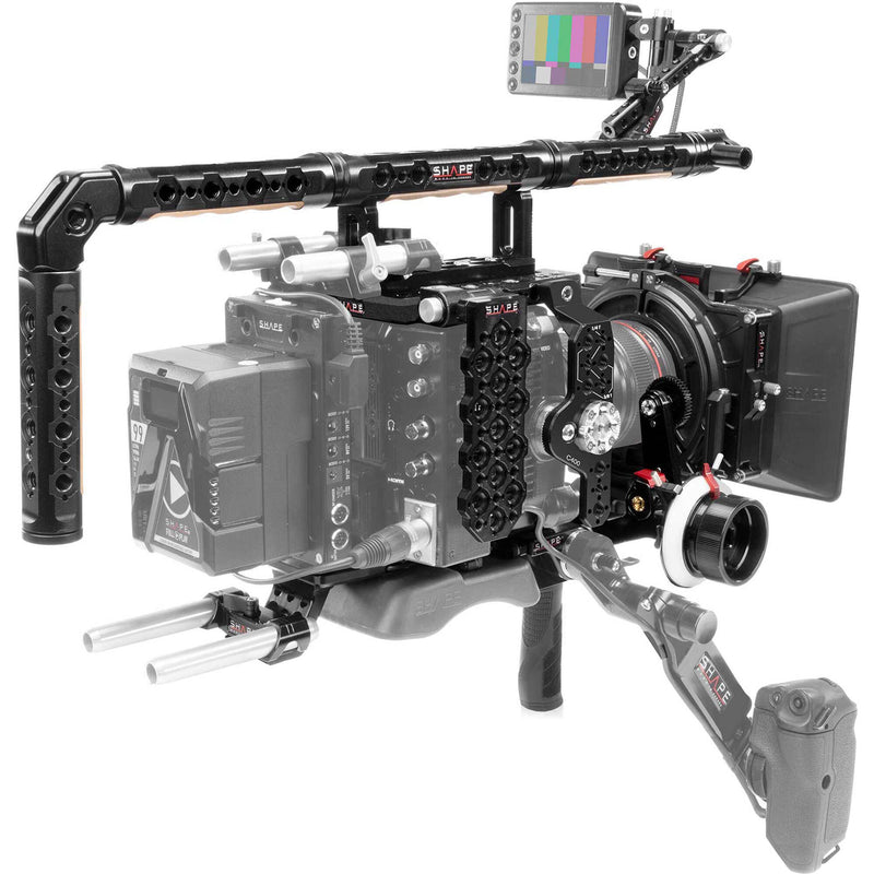 SHAPE Cage, Baseplate, Long Top Handle, Mattebox & Follow Focus Pro Kit for Canon EOS C400