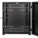 Rocstor SolidRack 2 RU Low-Profile Vertical Mount Switch Rack Enclosure Cabinet
