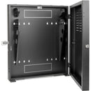 Rocstor SolidRack 2 RU Low-Profile Vertical Mount Switch Rack Enclosure Cabinet