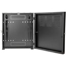 Rocstor SolidRack 2 RU Low-Profile Vertical Mount Switch Rack Enclosure Cabinet