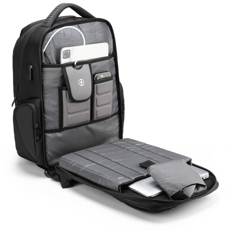 Swissdigital TERABYTE NG Backpack (Black, 32L)
