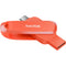 SanDisk 128GB Phone Drive USB 3.2 Gen 1 Flash Drive (Nasturium Orange)
