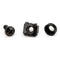 Rocstor M5 x 12mm Rack Screws & Cage Nuts (100-Pack, Black)