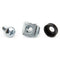 Rocstor M5 Rack Screw & Cage Nut (50-Pack, Zinc Plated Silver)