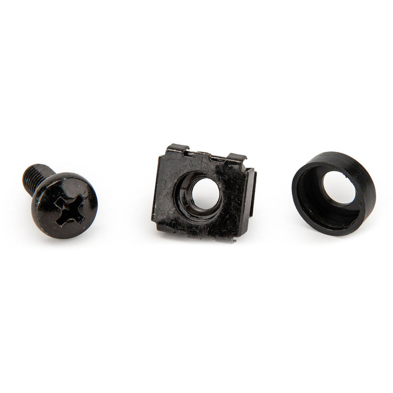 Rocstor M5 Rack Screw & Cage Nut (50-Pack, Black)