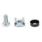 Rocstor M5 Rack Screw & Cage Nut (50-Pack, Zinc Plated Silver)