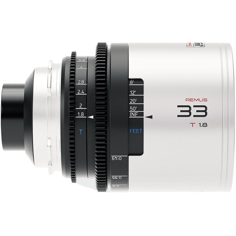 BLAZAR LENS Remus 33mm T1.8 1.5x Full-Frame Anamorphic Lens (ARRI PL, Amber Flare)
