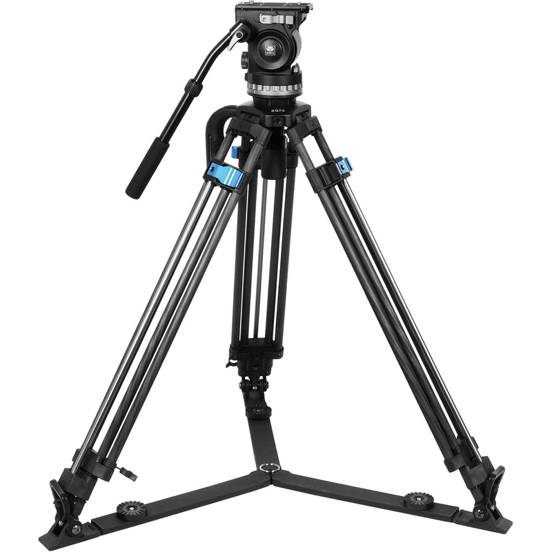 Sirui SQ75 Heavy-Duty Carbon Fiber Rapid-System Tripod with VHS10 Head