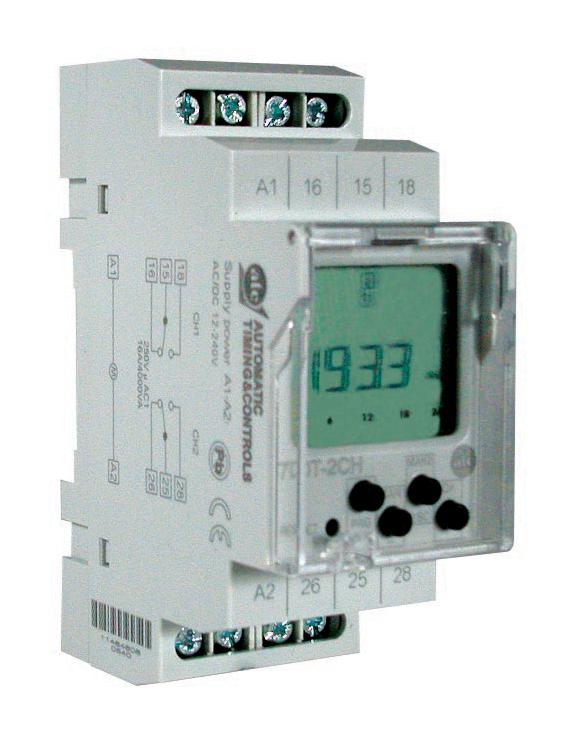 ATC 7DT-2CH 7-DAY TIMER, MULTIFUNCTION, 16A, DPDT