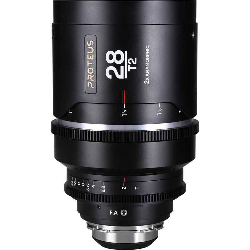 Venus Optics Laowa Proteus Flex 2x Anamorphic 28mm T2 Lens (ARRI PL/Canon EF, Silver Flare)