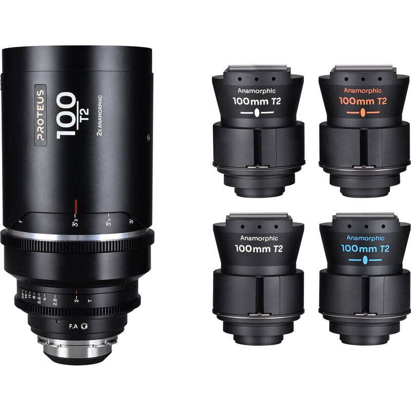 Venus Optics Laowa Proteus Flex 2x Anamorphic 100mm T2 Lens (ARRI PL/Canon EF, Silver Flare)