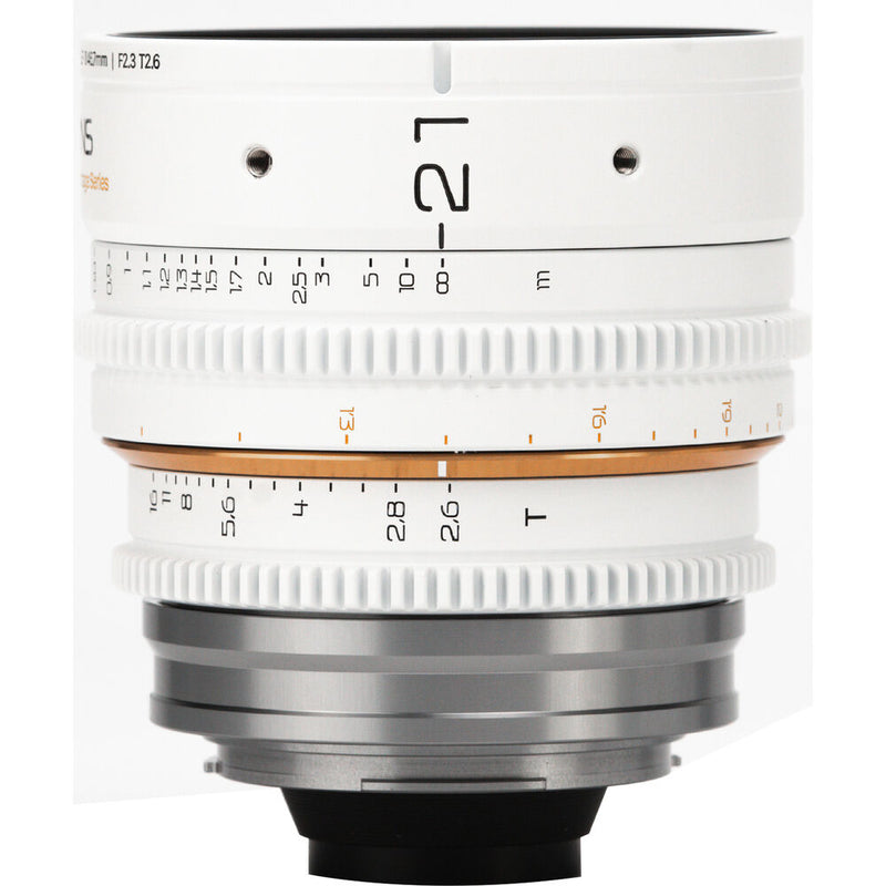 Dulens APO Mini Prime 21mm T2.6 Lens (ARRI PL, White)