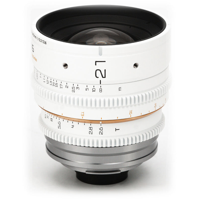 Dulens APO Mini Prime 21mm T2.6 Lens (ARRI PL, White)