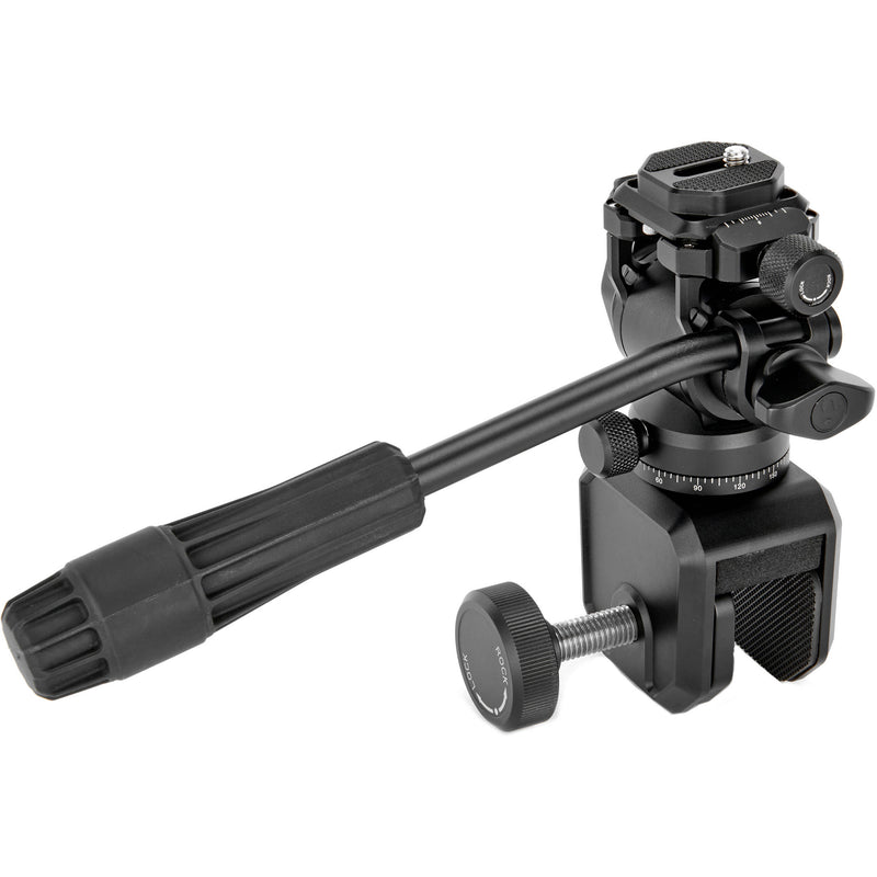 3 Legged Thing AirHed Trinity Video Head and Window Mount Clamp Kit (Matte Black)
