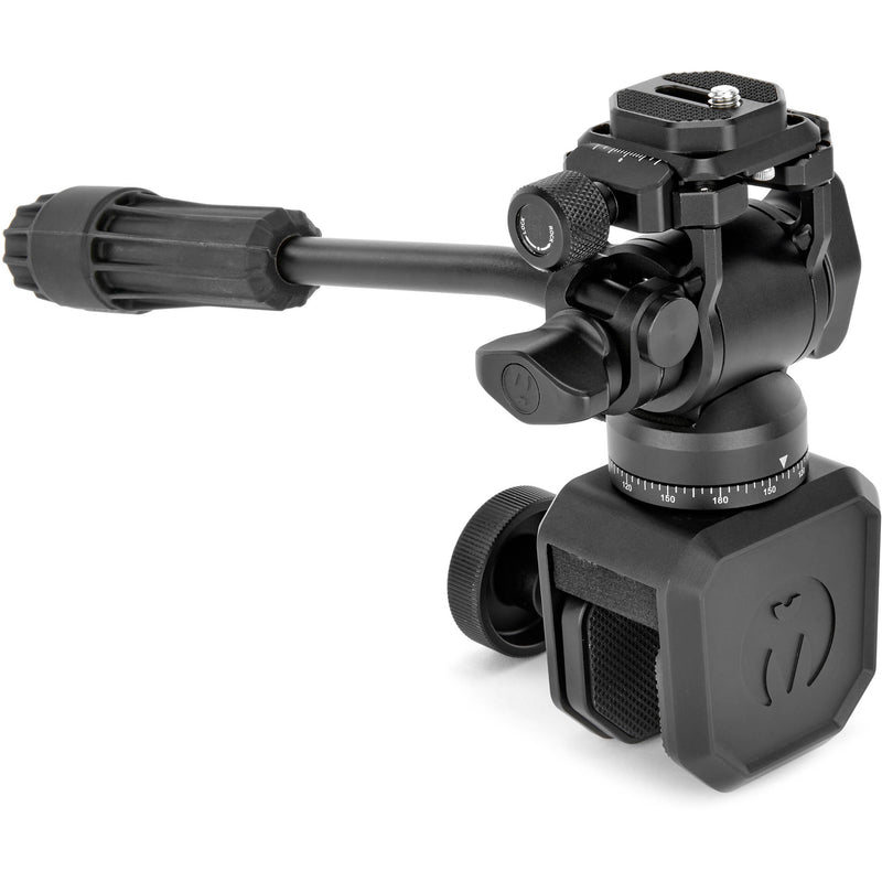 3 Legged Thing AirHed Trinity Video Head and Window Mount Clamp Kit (Matte Black)
