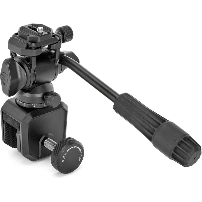 3 Legged Thing AirHed Trinity Video Head and Window Mount Clamp Kit (Matte Black)