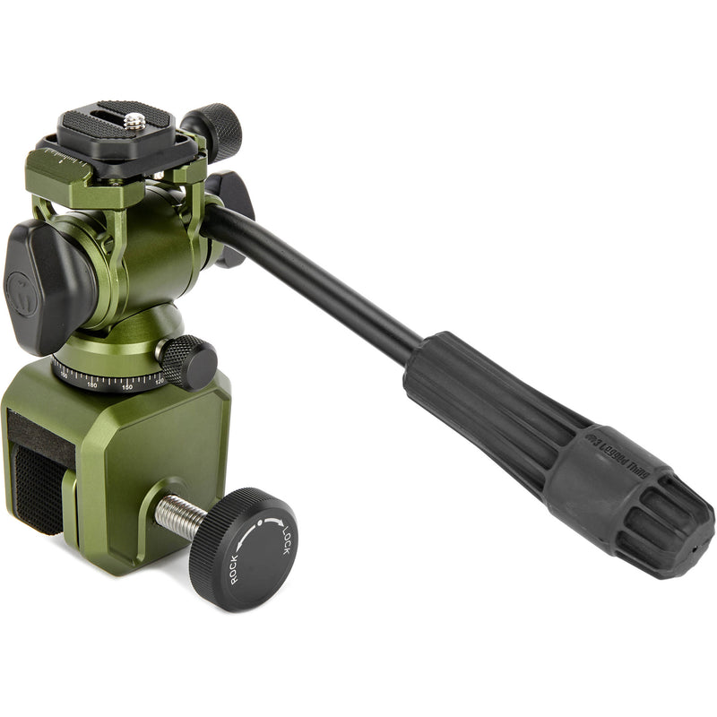 3 Legged Thing AirHed Trinity Video Head and Window Mount Clamp Kit (Moss Green)