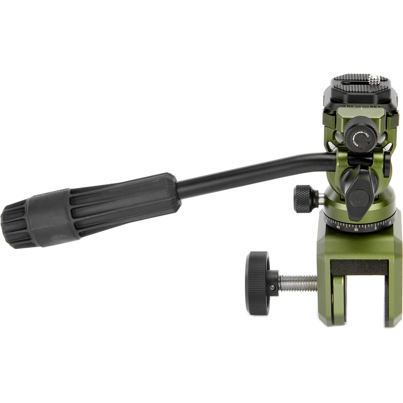 3 Legged Thing AirHed Trinity Video Head and Window Mount Clamp Kit (Moss Green)
