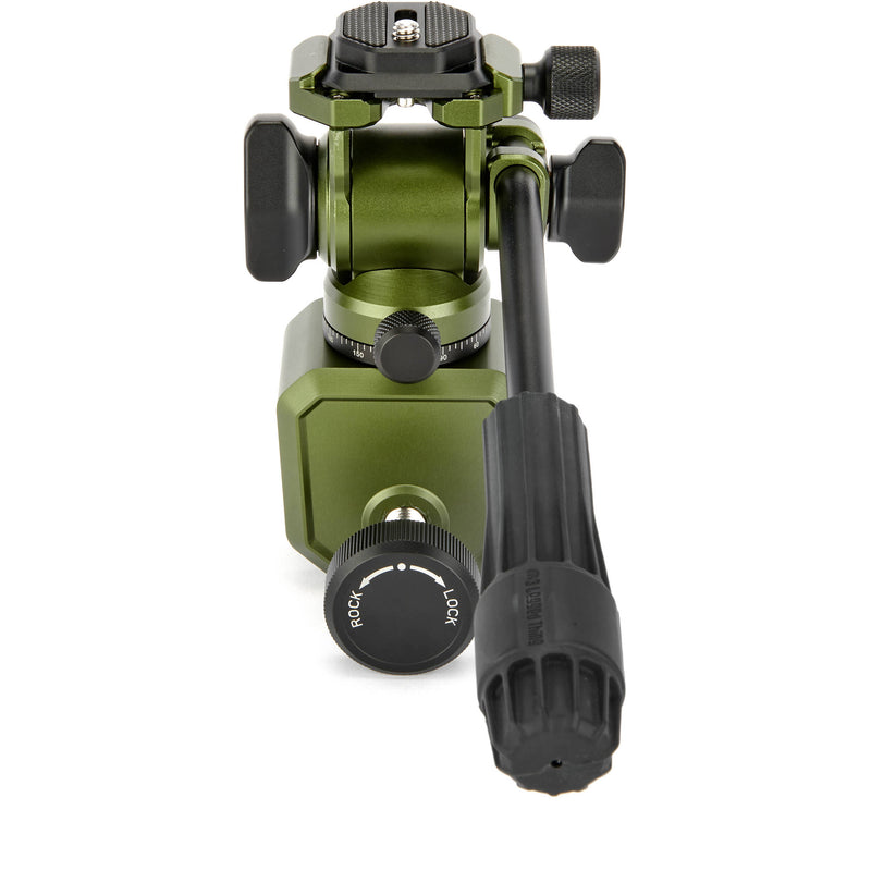 3 Legged Thing AirHed Trinity Video Head and Window Mount Clamp Kit (Moss Green)