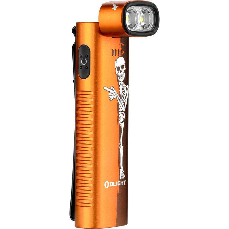 Olight Arkflex Adjustable Right-Angle Flashlight (Orange Skeleton)