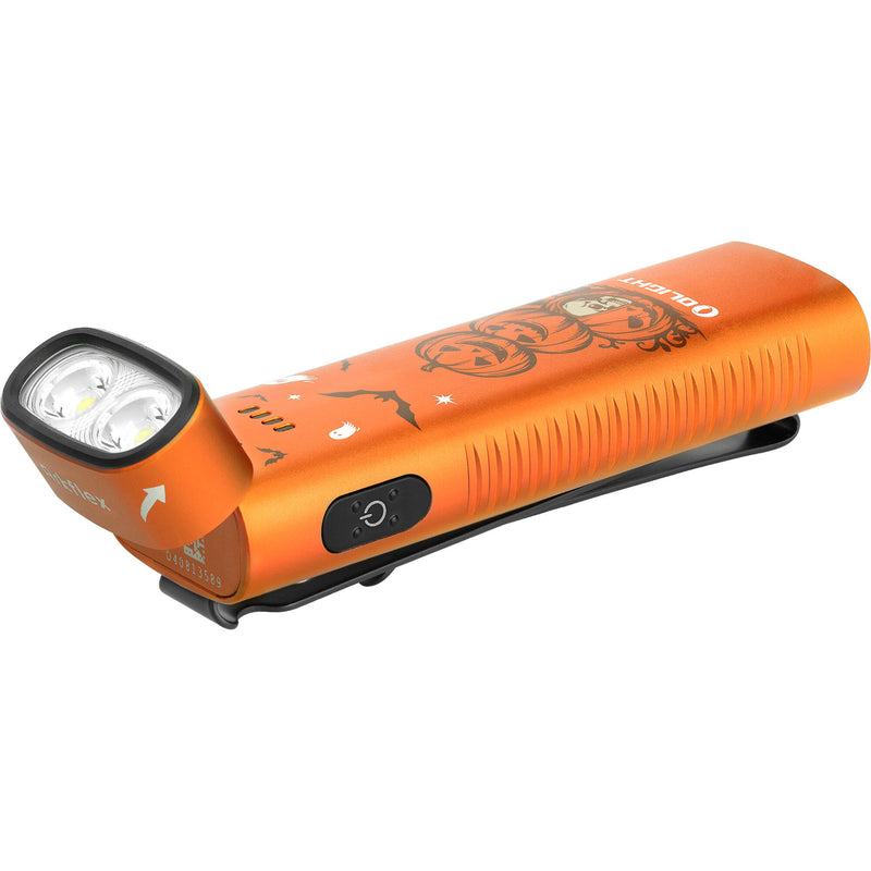 Olight Arkflex Adjustable Right-Angle Flashlight (Pumpkin Orange)