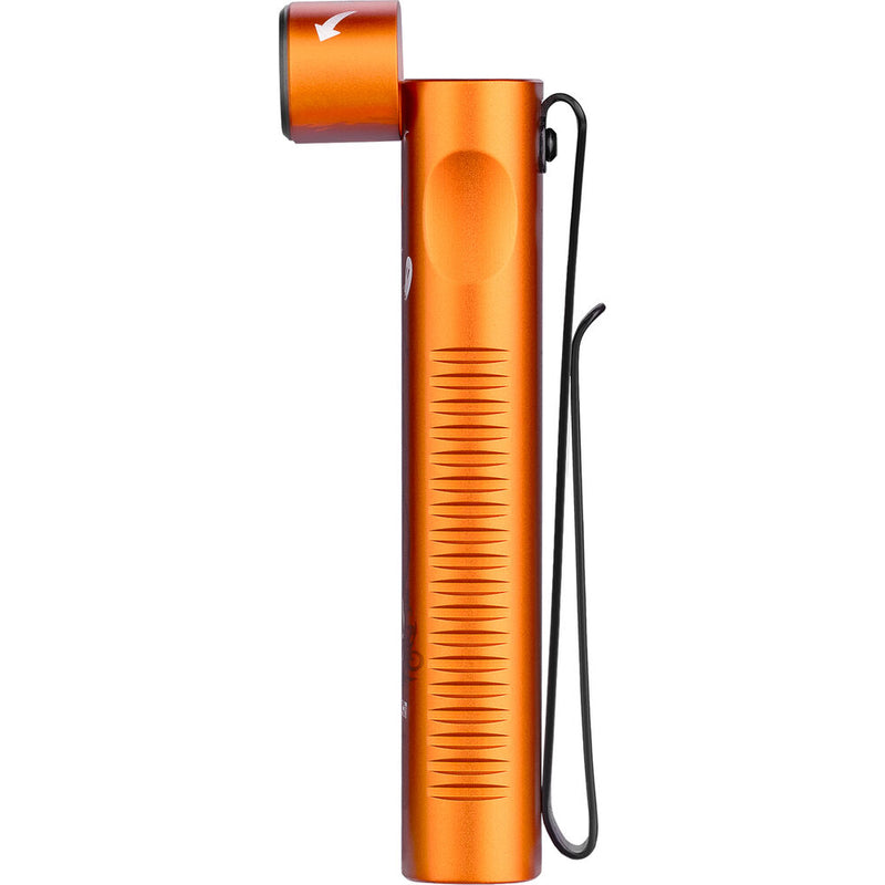 Olight Arkflex Adjustable Right-Angle Flashlight (Pumpkin Orange)