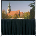 Da-Lite Fast-Fold Skirt (108 x 192", Black)