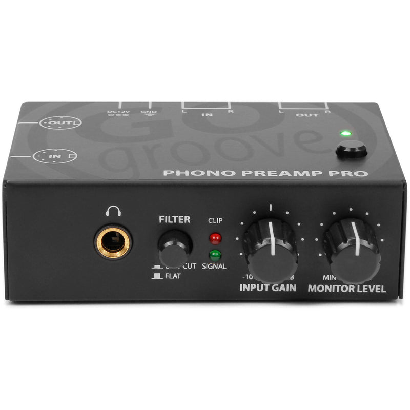 GOgroove SonaVERSE Phono Preamp Pro with RCA/DIN Connection