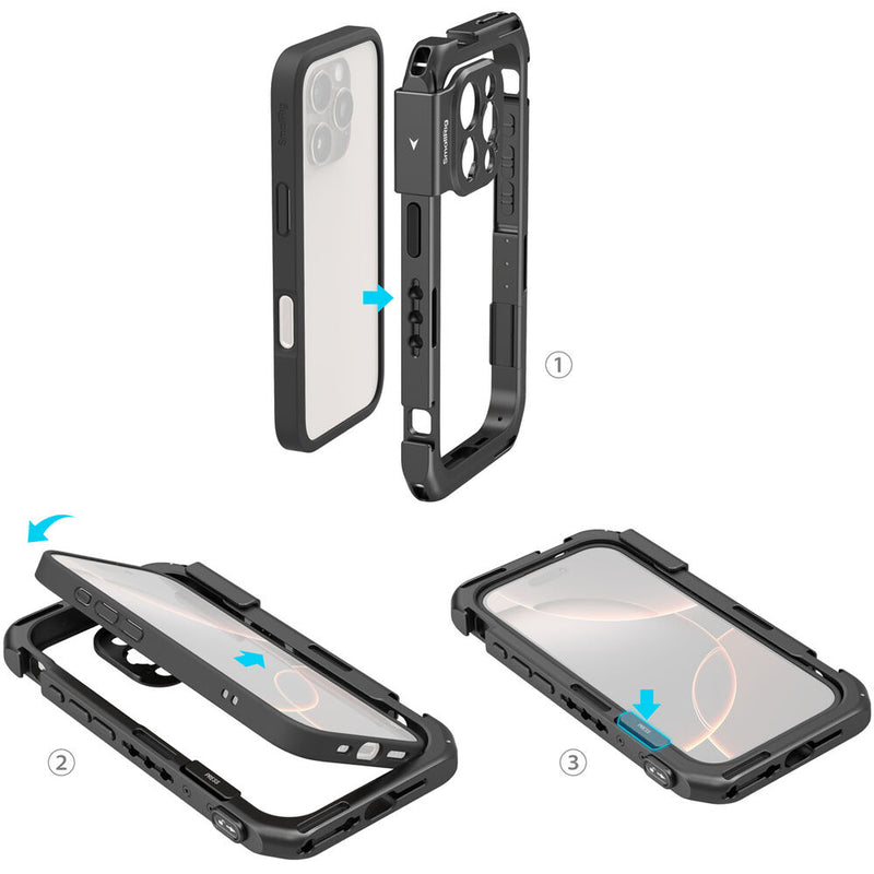 SmallRig Mobile Video Cage Basic Edition for iPhone 16 Pro