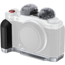 SmallRig L-Shape Mounting Plate with Silicone Handle for FUJIFILM X-M5 (Silver)