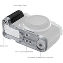 SmallRig L-Shape Mounting Plate with Silicone Handle for FUJIFILM X-M5 (Silver)