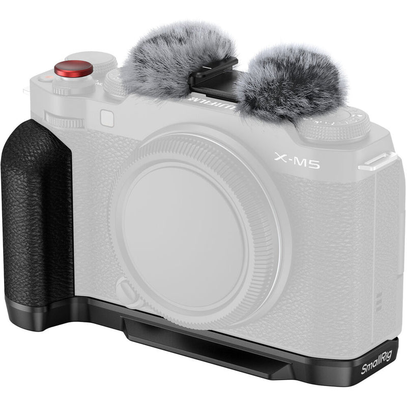 SmallRig L-Shape Mounting Plate with Silicone Handle for FUJIFILM X-M5 (Black)