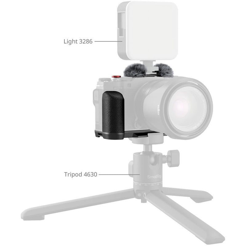 SmallRig L-Shape Mounting Plate with Silicone Handle for FUJIFILM X-M5 (Black)