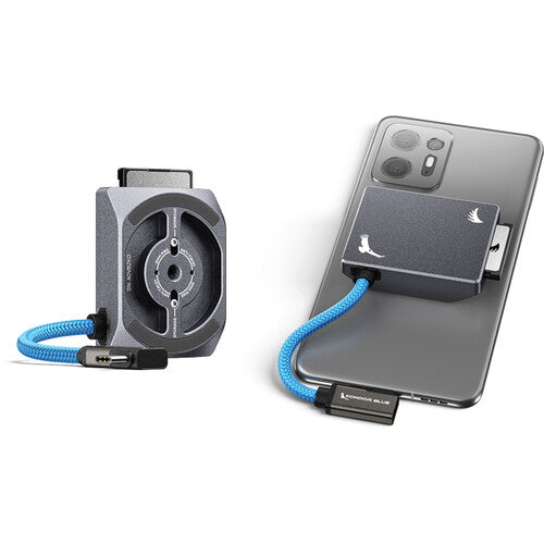 Kondor Blue Recording Module for MagSafe iPhones & USB-C Cameras (SD Card, Space Gray)