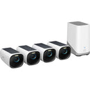 eufy Security eufyCam 3 UHD 4K Wireless Security Four-Camera Kit