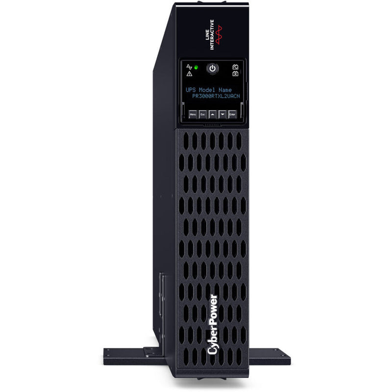 CyberPower PR3000RTXL2UACN Smart App Sinewave UPS Rack/Tower 9-Outlet UPS System (Pre-Installed Card for Remote Management, Standard Battery)